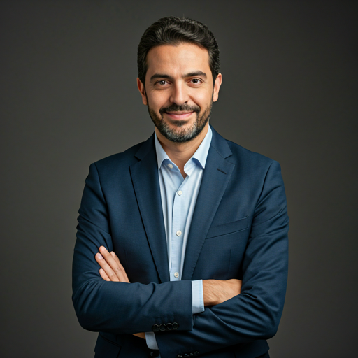 Retrato de Paulo Silva, Chefe de Operações, um homem com roupa casual elegante